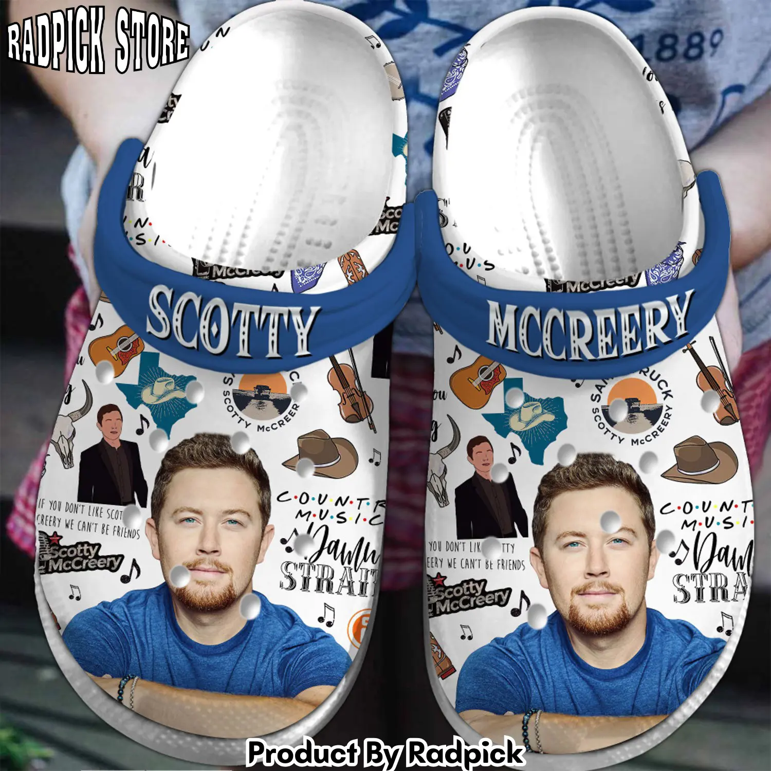Radpick premium scotty mccreery music clogs shoes comfortable for men women rp6522128